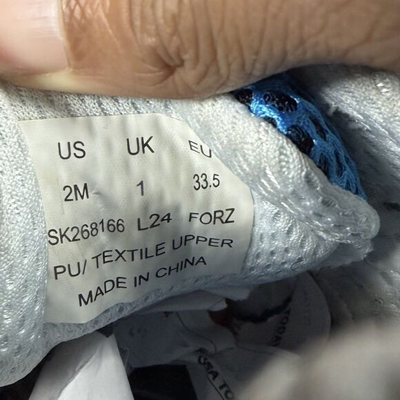 Saucony ProGrid Omni 9 OG "Royal Silver" Sz 2Y  (S70739-4) Kids Youth Clean Rare - Picture 6 of 6